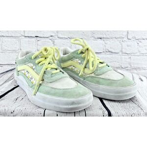 Brighton Wayvee Vans Mens Size 6.5 EU 38.5 Women's 7.5 Green Yellow